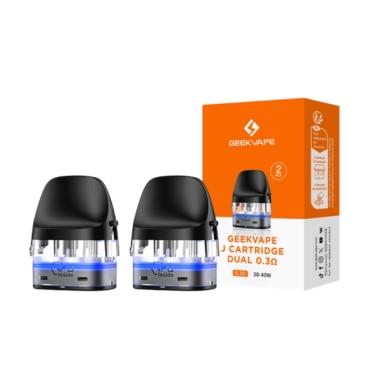Cartouches J Dual Mesh 0.3Ω 5ml (2pcs) - Geekvape