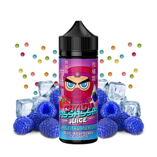 Blue Thunder Ice 0mg 100ml - Candy Assassin Juice by Fantasi
