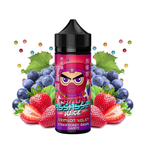 Crimson Violet 0mg 100ml - Candy Assassin Juice by Fantasi