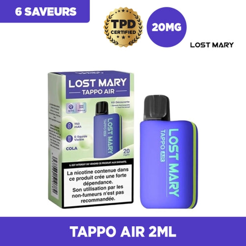Pack Tappo Air 20mg - Lost Mary