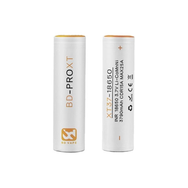 Accu High-End BD-PRO XT37 18650 3790mAh 25A - BD Vape