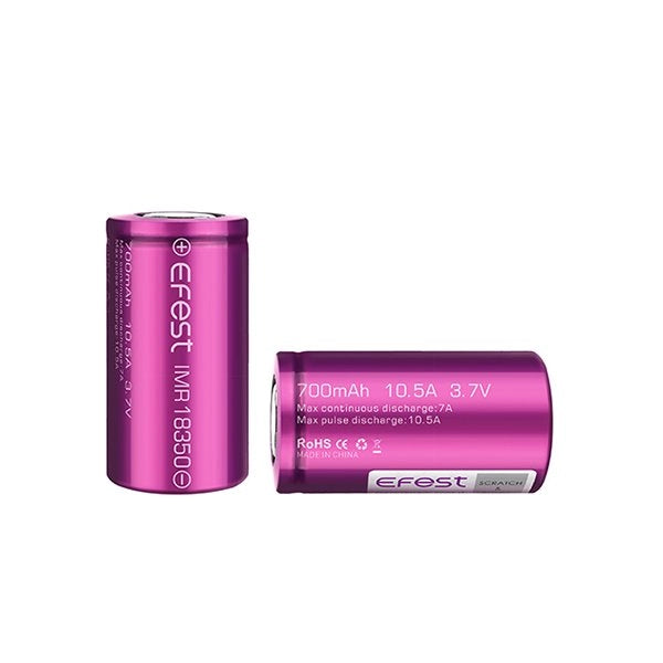 Accu IMR 18350 700mAh 10.5A - Efest