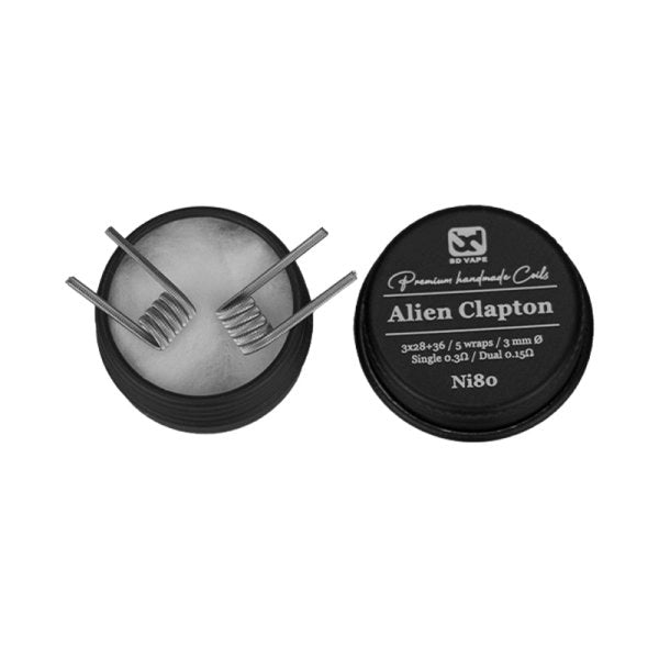 Alien Clapton Ni80 0.3Ω Handmade (2pcs) - BD Vape