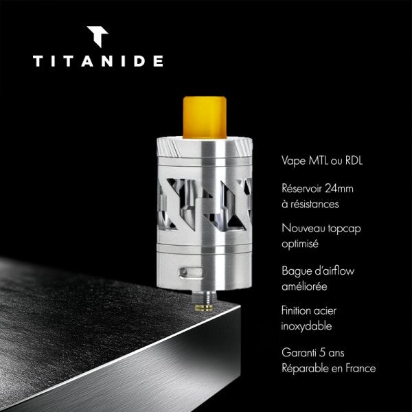 Apogée 1.5 3.6/4.5ml 24mm - Titanide