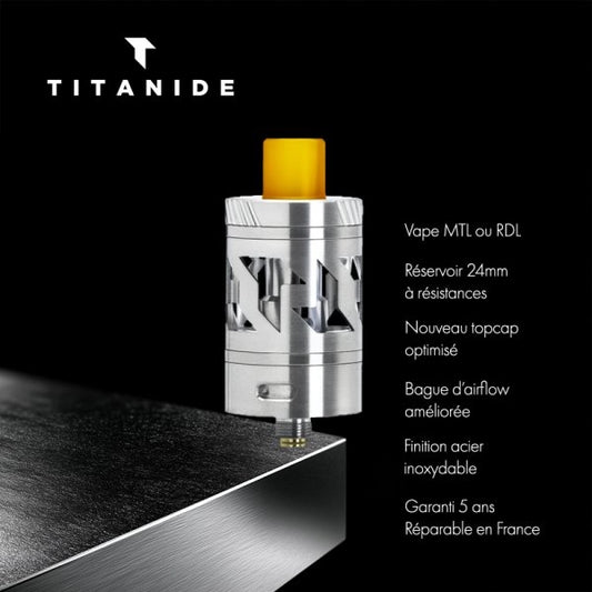 Apogée 1.5 3.6/4.5ml 24mm - Titanide