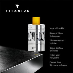 Apogée 1.5 3.6/4.5ml 24mm - Titanide