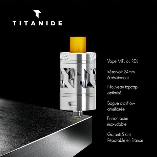 Apogée 1.5 3.6/4.5ml 24mm - Titanide
