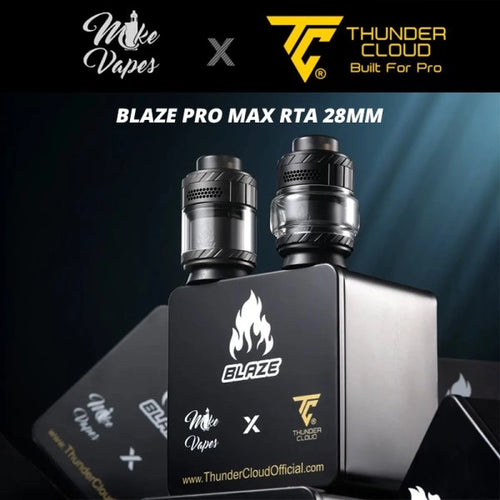 Blaze Pro Max RTA 5.5/8.5ml 28mm - Thunder Cloud x Mike Vapes