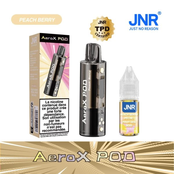 Cartouche Aero X 2ml + E-liquide 10ml 2% (1pc) - JNR