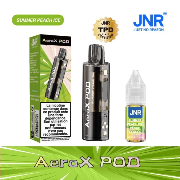 Cartouche Aero X 2ml + E-liquide 10ml 2% (1pc) - JNR