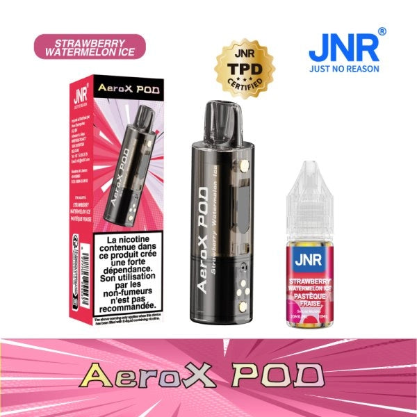 Cartouche Aero X 2ml + E-liquide 10ml 2% (1pc) - JNR
