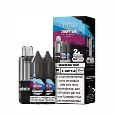 Cartouche Cubic 30k 20ml (1pc) + E-liquides 20mg 10ml (2pcs) - Crown Bar by Al Fakher