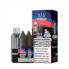 Cartouche Cubic 30k 20ml (1pc) + E-liquides 20mg 10ml (2pcs) - Crown Bar by Al Fakher
