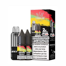 Cartouche Cubic 30k 20ml (1pc) + E-liquides 20mg 10ml (2pcs) - Crown Bar by Al Fakher