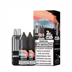 Cartouche Cubic 30k 20ml (1pc) + E-liquides 20mg 10ml (2pcs) - Crown Bar by Al Fakher