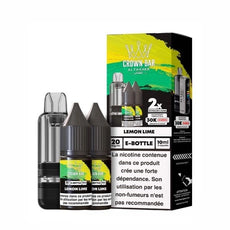 Cartouche Cubic 30k 20ml (1pc) + E-liquides 20mg 10ml (2pcs) - Crown Bar by Al Fakher