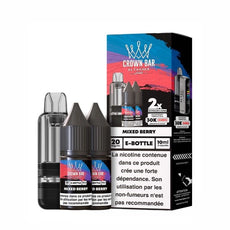 Cartouche Cubic 30k 20ml (1pc) + E-liquides 20mg 10ml (2pcs) - Crown Bar by Al Fakher