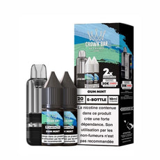 Cartouche Cubic 30k 20ml (1pc) + E-liquides 20mg 10ml (2pcs) - Crown Bar by Al Fakher