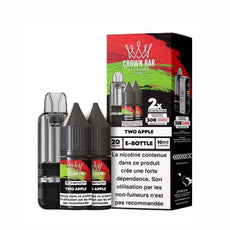 Cartouche Cubic 30k 20ml (1pc) + E-liquides 20mg 10ml (2pcs) - Crown Bar by Al Fakher