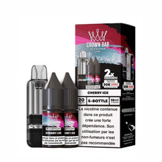 Cartouche Cubic 30k 20ml (1pc) + E-liquides 20mg 10ml (2pcs) - Crown Bar by Al Fakher