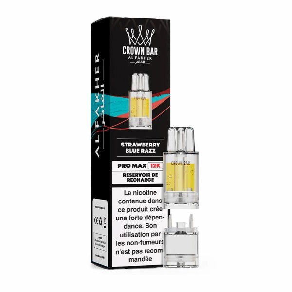 Cartouche Pré-remplie Pro Max 12k 20mg 8+2ml (1pc) - Crown Bar by Al Fakher