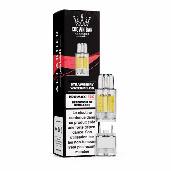 Cartouche Pré-remplie Pro Max 12k 20mg 8+2ml (1pc) - Crown Bar by Al Fakher