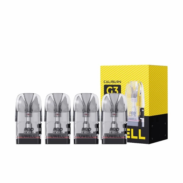 Cartouches Caliburn G3 0.4/0.9/0.6Ω 2.5/3ml (4pcs) - Uwell