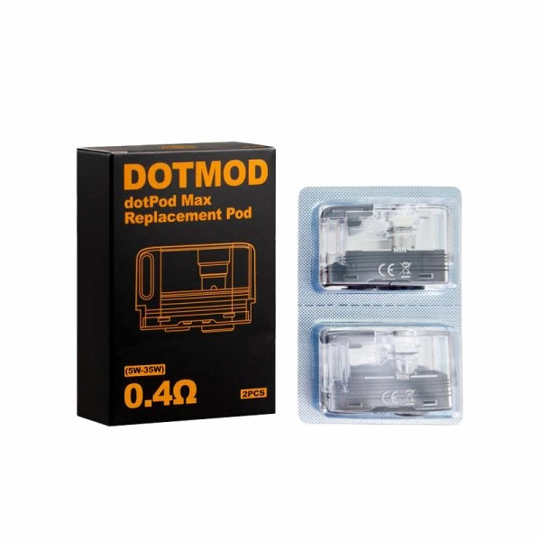 Cartouches DotPod Max 0.4/0.6/1.0Ω 5ml (2pcs) - Dotmod