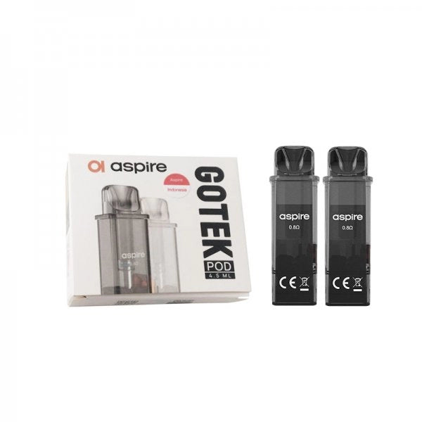 Cartouches Gotek Series 0.6/0.8Ω 4.5ml (2pc) - Aspire