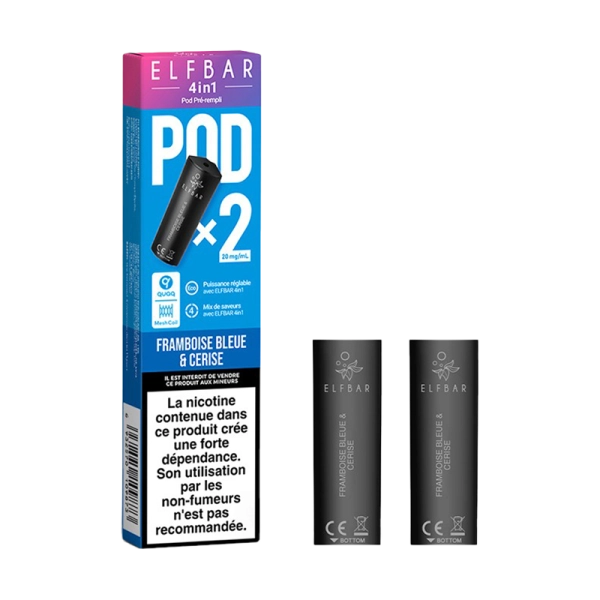Cartouches Pré-Remplies 4in1 2ml 20mg (2pcs) - Elfbar