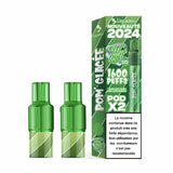 Cartouches Pré-Remplies 9mg (2pcs) - Wpuff 2.0 by Liquideo