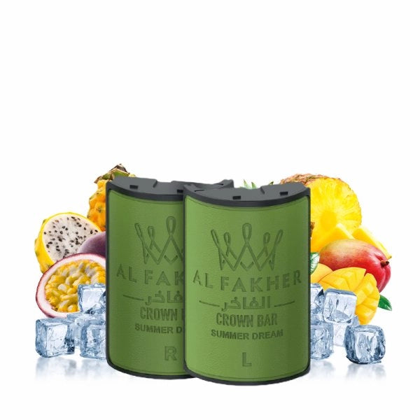 Cartouches Pré-remplies Hyper Max Advanced 30k 6mg 10+10ml (2pcs) - Crown Bar by Al Fakher