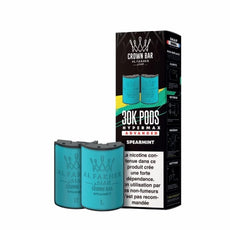 Cartouches Pré-remplies Hyper Max Advanced 30k 6mg 10+10ml (2pcs) - Crown Bar by Al Fakher