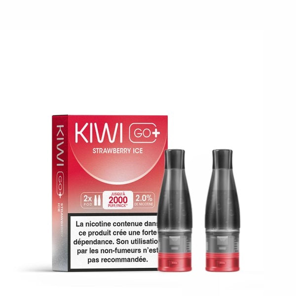 Cartouches Pré-remplies Kiwi Go+ 20mg (2pcs) - Kiwi Vapor