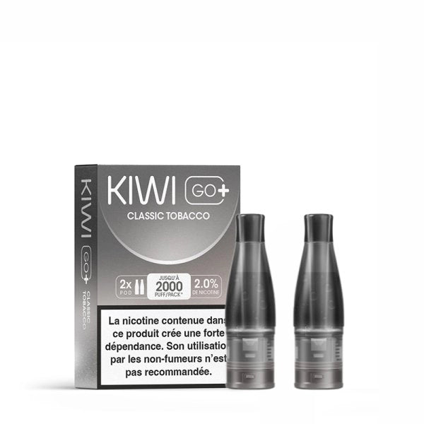 Cartouches Pré-remplies Kiwi Go+ 20mg (2pcs) - Kiwi Vapor