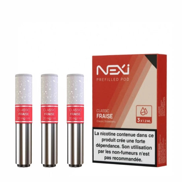 Cartouches Pré-remplies Nexi One 12mg 1.2ml (3pcs) - Aspire