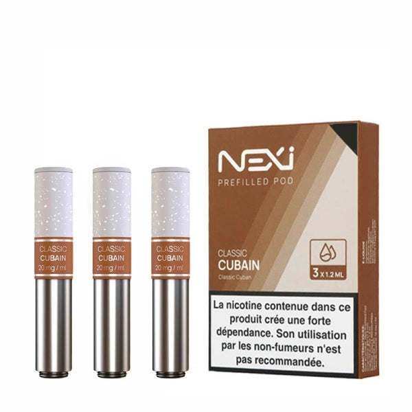 Cartouches Pré-remplies Nexi One 12mg 1.2ml (3pcs) - Aspire
