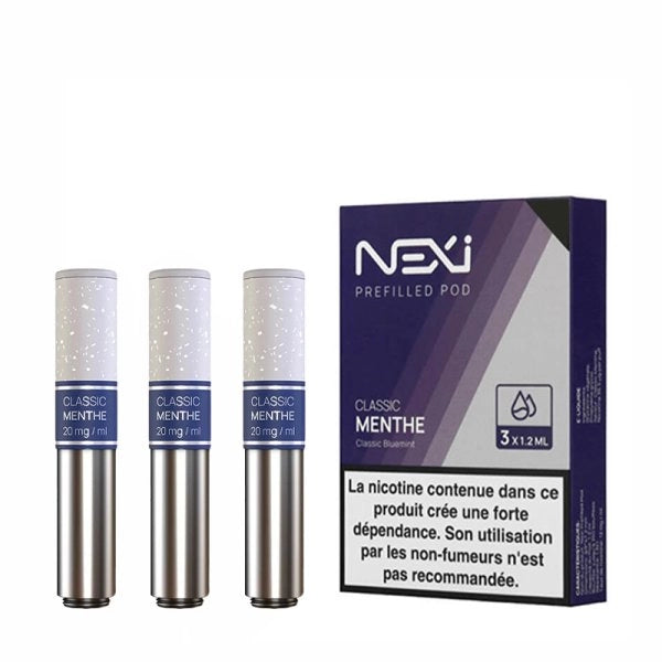 Cartouches Pré-remplies Nexi One 12mg 1.2ml (3pcs) - Aspire