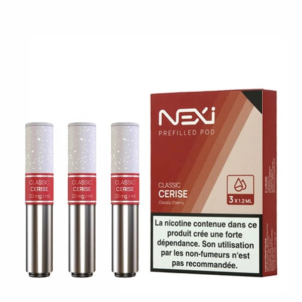 Cartouches Pré-remplies Nexi One 20mg 1.2ml (3pcs) - Aspire