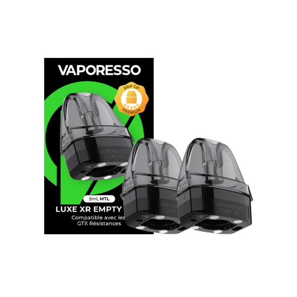 Cartouches Vides Luxe XR MTL Premium Drip Tip 5ml (2pcs) - Vaporesso