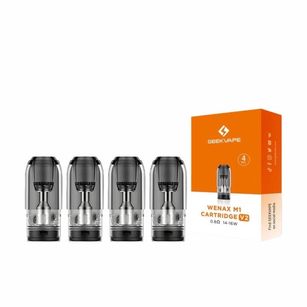 Cartouches Wenax M1 V2 0.8/1.2Ω (4pcs) - Geekvape