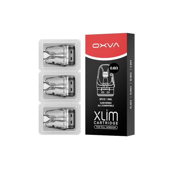 Cartouches Xlim Top Fill V3 0.4/0.6/0.8/1.2Ω 3ml (3pcs) - OXVA