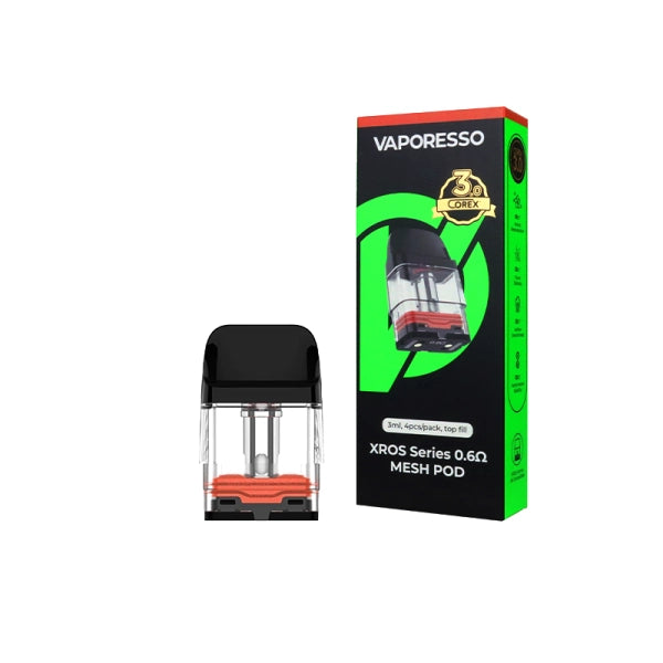 Cartouches XROS Mesh Corex 3.0 0.6/0.8Ω 3ml (4pcs) - Vaporesso