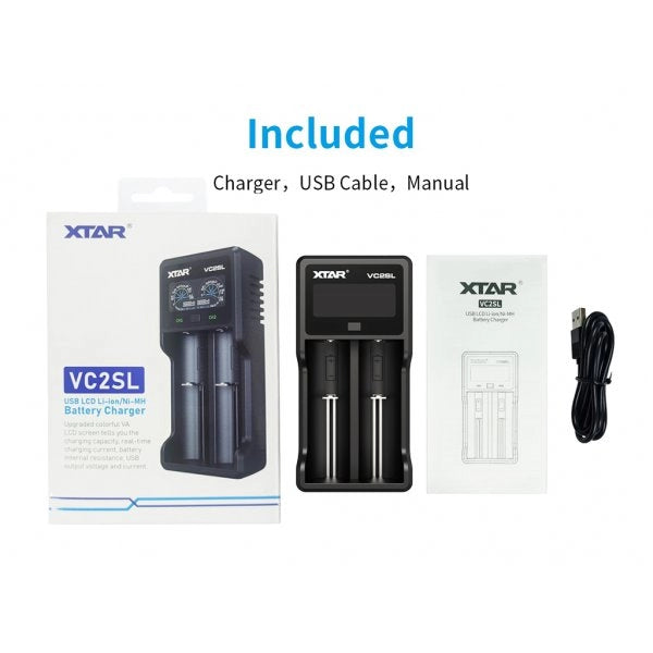 Chargeur Double Accus VC2SL - XTAR