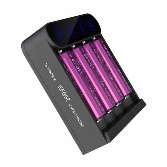 Chargeur Slim K4 avec USB Type-C - Efest