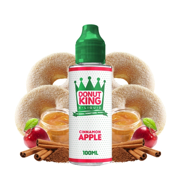 Cinnamon Apple 0mg 100ml - Donut King