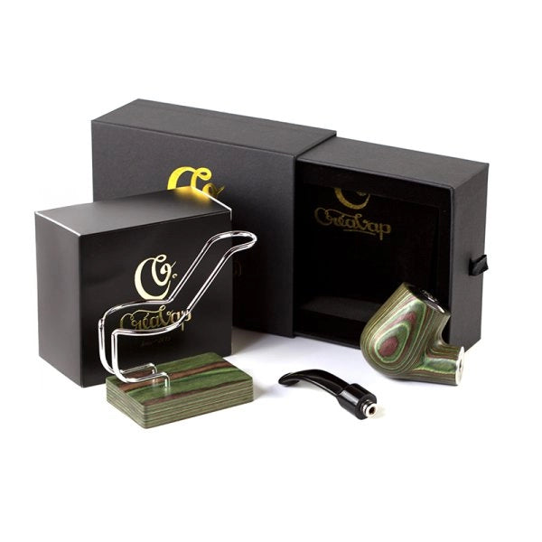 Coffret Epipe Bent 18350 Green SaRaiFo Limited Edition - Créavap