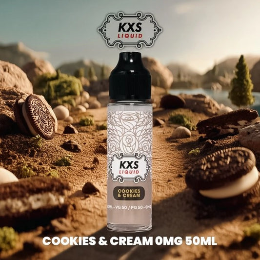 Cookies & Cream 0mg 50ml - KXS Liquid