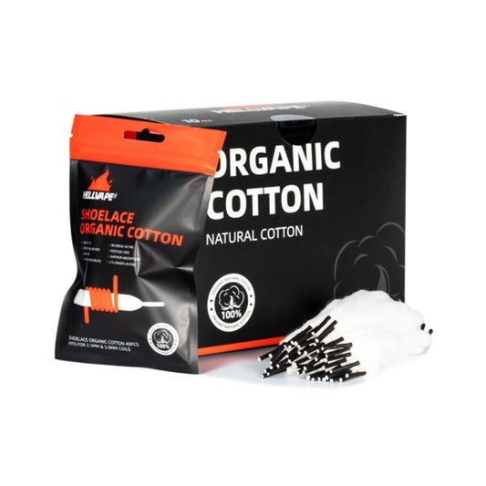 Coton en Lacet Organique (Lacet seul) (40pcs) - Hellvape