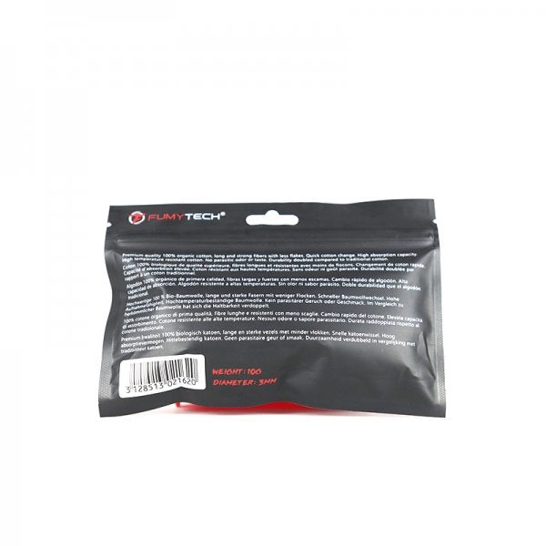 Coton Premium 100% Naturel Organique 3mm - Fumytech